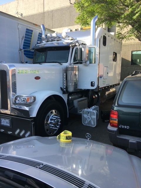 Removed cigarette smoke smell from Peterbilt sleeper cab in Corona, CA