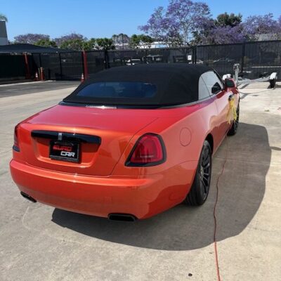 We removed a cigarette smoke smell from this Rolls Royce in Costa Mesa, CA