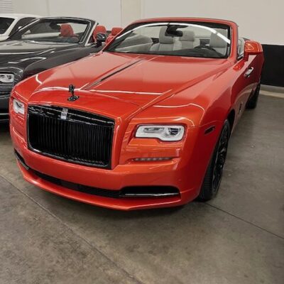 We removed a cigarette smoke smell from this Rolls Royce in Costa Mesa, CA