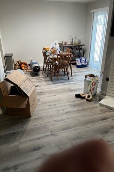 Odor Removal Experts using professional ozone equipment to eliminate cigarette smoke odors and sanitize a residential condo in Placentia.