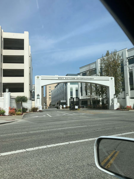 Professional commercial odor removal services using two machines to deodorize a 2,000 square foot sound editing studio at Sony Studios in Culver City.